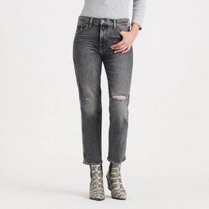 Lucky Brand Mid Rise Authentic Straight Crop jeans